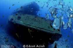 Saveiros wrecks in Recife-PE. by Edson Acioli 